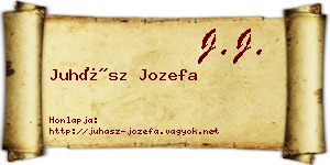 Juhász Jozefa névjegykártya