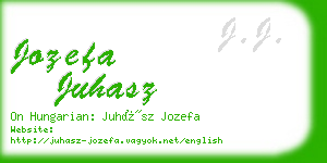 jozefa juhasz business card